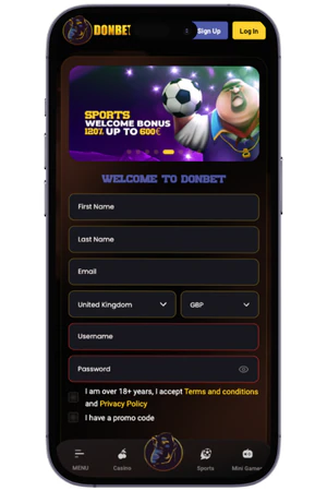 Register account for Plinko UK