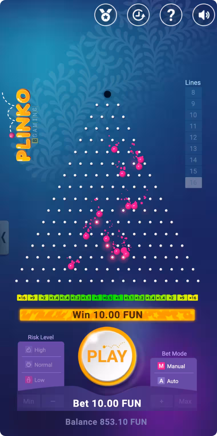 Plinko casino autoplay feature