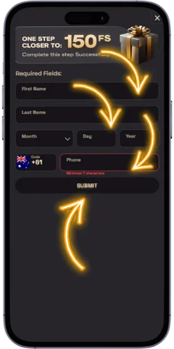 Fill in the required fields