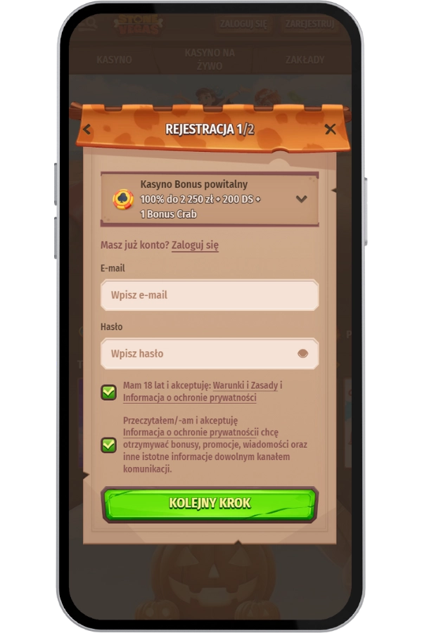 Dokończ rejestrację