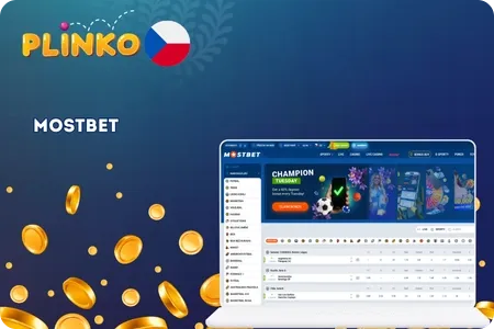 Herní obrazovka Plinko v Mostbet na mobilu pro Plinko CZ