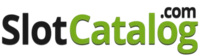 SlotCatalog logo featuring black background with green and white text