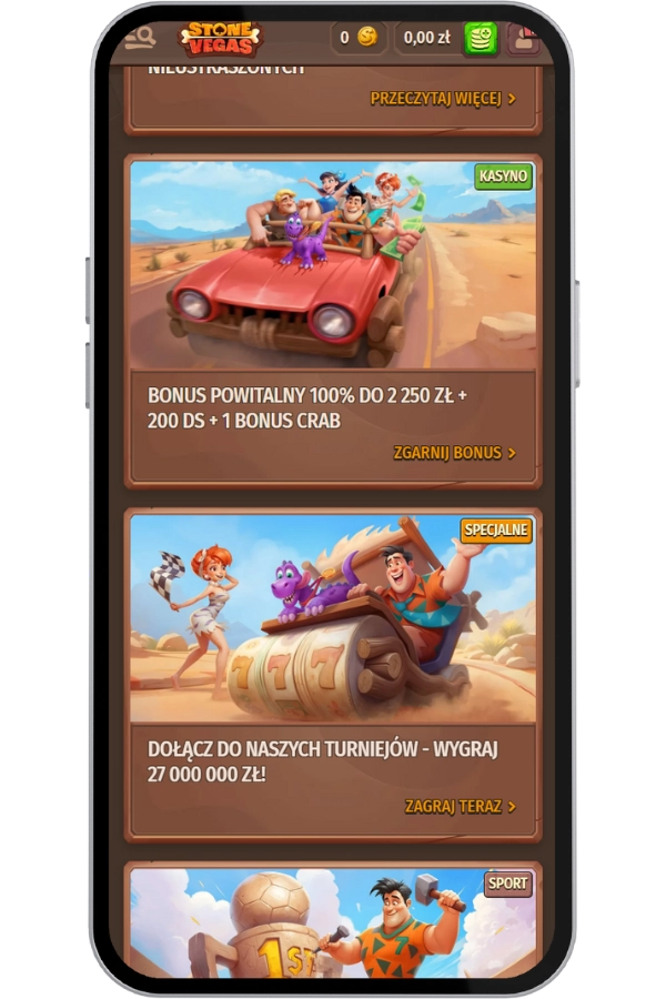 Wybierz bonus powitalny