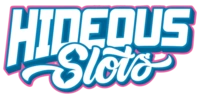Hideous Slots logo showing a monitor icon in blue and pink gradient