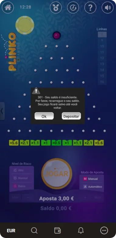 Plinko Portugal comecar-o-jogo