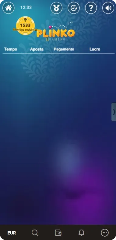 Plinko histórico do jogo Portugal